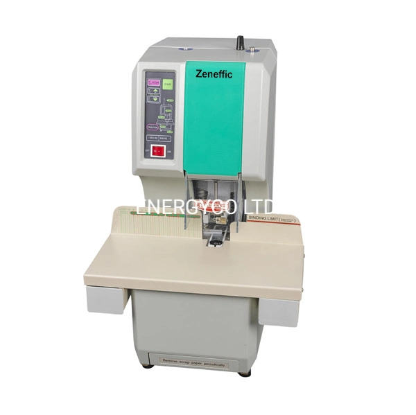 Office Supplies Automatic Financial Book One - Key Perforated Pipe Binding Machine