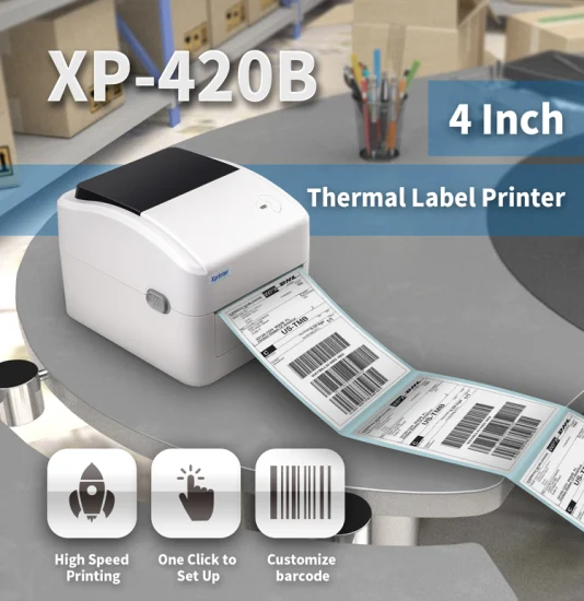 Xprinter 配送ラベル プリンター XP